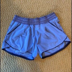 Blue Lululemon shorts